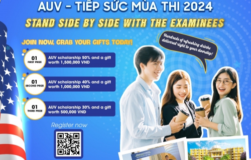AUV - Tiếp Sức Mùa Thi 2024: Stand Side by Side with the Examinees!