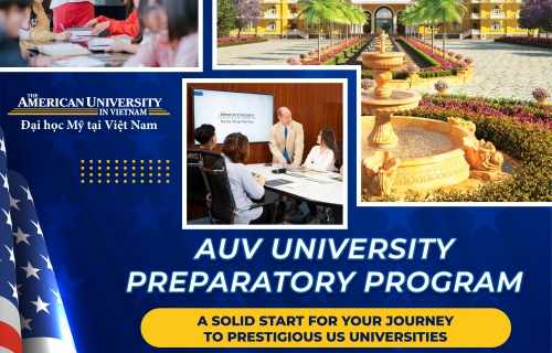 THE AMERICAN UNIVERSITY IN VIETNAM AUV - ADMISSION OPEN 2024 - 2028