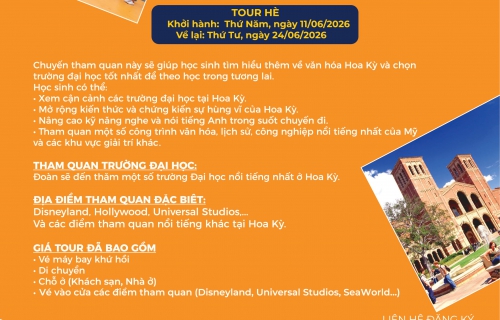 KHÁM PHÁ MÙA HÈ ĐẦY CẢM HỨNG TẠI MỸ CÙNG APU & AUV US SUMMER TOUR 2026!