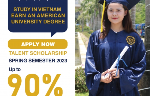 SPRING ENROLLMENT OF CLASS 2023 AT AUV - STUDY IN VIETNAM, GET AN AMERICAN UNIVERSITY DEGREE.