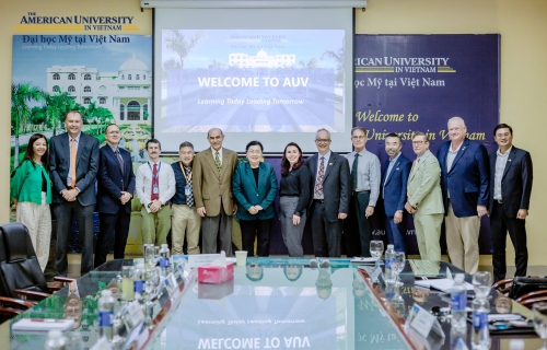 THE AMERICAN UNIVERSITY IN VIETNAM (AUV) WELCOMED THE OREGON DELEGATION